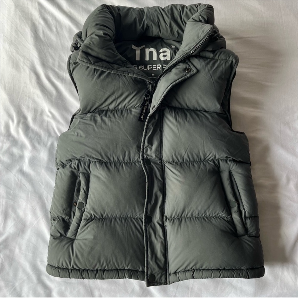 Aritzia Super Puff Vest in Dark Shadow - Picture 2 of 9